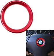 🔴 enhance your bmw's style with demillo aluminum steering wheel center decoration cover trim in red - fits bmw 1 2 3 4 5 6 series x4 x5 x6 (f20 f21 f22 f23 f30 f31 f32 f33 f35 f36 f10 f11 f12 f13 f26 f15 f16) логотип