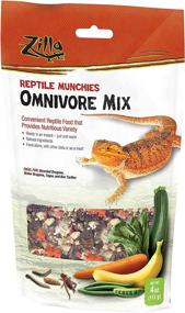 img 4 attached to Zilla Omnivore Food Mix for Pet Bearded Dragons, Water Dragons, Tegus, and Box Turtles - Reptile Munchies, 4-Ounce