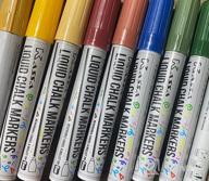 img 1 attached to Create Stunning Chalkboard Art With Kassa Metallics 8-Pack Liquid Chalk Markers In 8 Metallic Colors - Non-Toxic, Washable And Reversible Dual Tip review by Carla Martinez