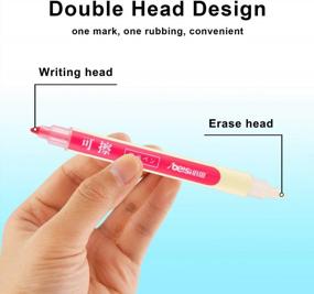 img 2 attached to 6-Pack Erasable Highlighters W/ Double Head, Chisel Tip & Assorted Colors - Smooth Writing!