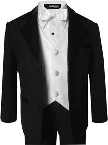 img 1 attached to 👔 White Boys' Formal Dresswear G214 - Suits & Sport Coats for Boys