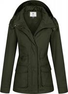 women's lightweight anorak military safari jacket casual coat by wenven logo