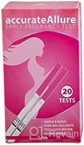img 2 attached to Accurate Allure Pregnancy Tests (20 Pack) – Find Out Early with Reliable Response Strips – Clinical Accuracy at 99.9% - Get Quick, Trustworthy Results in 5 Minutes – User-Friendly Home Pregnancy Kit