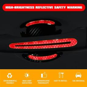 img 1 attached to Universal Protector Reflective Stickers Anti Scratch Car Care