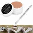 wismee scar wax(1.6 oz) special effects makeup kit modeling putty wax set with spatula tool cosmetics mixer professional movies halloween stage fake scar wound skin wax suitable for darker skin tones logo