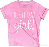 🎉 girls happy birthday t-shirt (ages 1-12) - sassy kids party tee - sweet baby/toddler outfit логотип