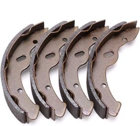 img 3 attached to 🚗 10L0L Golf Cart Brake Shoes for TXT Medalist 1997 UP, Workhorse 1996+, Yamaha G9-G22 - Replacement Maintenance Kit (4 Short)