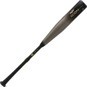 img 4 attached to Rawlings 2023 ICON BBCOR Baseball Bat -3 Drop 2 Pc. Composite
