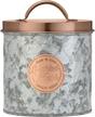 amici home 5an864r canister galvanized logo