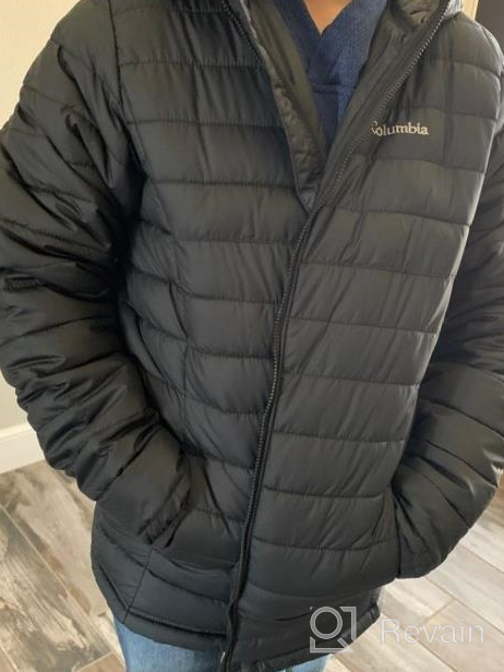img 1 attached to 🧥 Columbia Powder Hooded Winter Repellent Boys' Jackets & Coats review by Jahan Arias