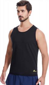 img 3 attached to Gowhods Men'S Slimming Sauna Vest - Heat-Trapping Sweat Enhancing Tank Top For Intense Workouts