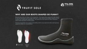 img 1 attached to Discover Advanced Comfort And Performance With Tilos TruFit Dive Boots: The Ultimate Ergonomic Scuba Booties