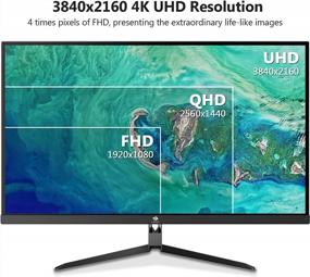 img 3 attached to Z Z-EDGE 32" Ultra Slim 4K IPS Monitor with FreeSync, Flicker Free, HDMI, Built-in Speakers