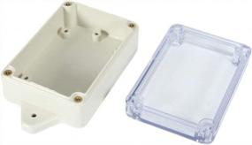 img 1 attached to 83X58X33Mm Clear Waterproof ABS Project Case Enclosure With Hole Cable Wire Connect Power Wall Hang Junction Box Cover 3.3 X 2.3 X 1.3 Inches
