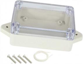 img 4 attached to 83X58X33Mm Clear Waterproof ABS Project Case Enclosure With Hole Cable Wire Connect Power Wall Hang Junction Box Cover 3.3 X 2.3 X 1.3 Inches