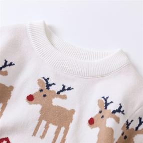 img 1 attached to LeeXiang Reindeer Boys' 🦌 Pullover Sweaters Sweatshirts - Sweaters