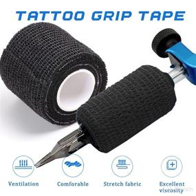 img 1 attached to 🏻 Narkysus Grip Tape: Self-Adhesive Tattoo Grip Enhancer