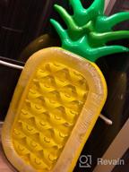img 1 attached to Jasonwell Giant Pineapple Pool Float: Perfect For Summer Beach Parties! review by Timothy Harper
