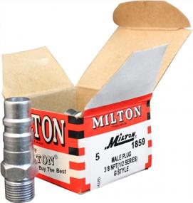 img 2 attached to MILTON 1859 3/8"" MNPT G Style Plug - Box Of 5