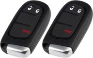 🔑 replacement keyless entry remote fob for 2014-2018 jeep cherokee (gq4-54t) logo