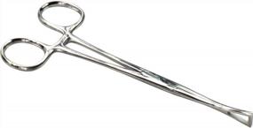 img 2 attached to Secure And Efficient: HTS 164P5 6" Non-Slotted Locking Pennington Forceps For Precise Handling