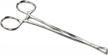 secure and efficient: hts 164p5 6" non-slotted locking pennington forceps for precise handling logo