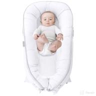 👶 lalame premium organic baby nest: water-resistant lounger pillow for co-sleeping newborns, bassinet crib for boys and girls infants – ideal for baby shower gifts logo