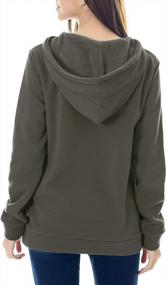 img 2 attached to Maternity Nursing Hoodie With Kangaroo Pocket And Fleece Lining For Women By Smallshow