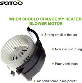 img 1 attached to Find the Perfect SCITOO ABS Plastic Heater Blower Motor with Fan for Audi Q7, Porsche Cayenne, and Volkswagen Touareg!