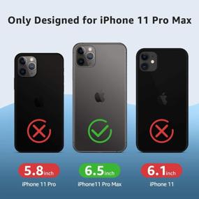 img 3 attached to 5000MAh Battery Case For IPhone 11 Pro Max - Ultra Slim Portable Protective Charging Case Extended Rechargeable (6.5 Inch) Black