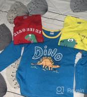 img 1 attached to Cute Cartoon Toddler Crewneck Sweatshirt for Boys - Children's Clothing review by Patrick Jarvis