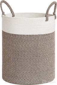 img 4 attached to 🧺 INDRESSME Tall Wicker Laundry Basket: Stylish and Functional Storage Solution for Bedroom, Bathroom, and Living Room