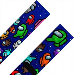 img 1 attached to Novelty Among Us Cartoon Socks For Women/Men - Fun And Unique Gift Idea