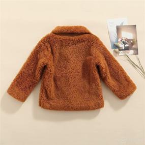 img 1 attached to 👶 Karuedoo Baby Kids Boys Girls Fleece Full Zip Hoodie | Fall Winter Hooded Jacket | Solid Color Coat | Outwear Sweater