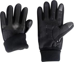 img 3 attached to 🧤 Dockers Black Leather Gloves - Medium Size Men's Accessories Ideal for Gloves and Mittens