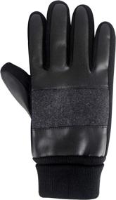 img 1 attached to 🧤 Dockers Black Leather Gloves - Medium Size Men's Accessories Ideal for Gloves and Mittens