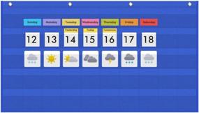 img 2 attached to Enhance Early Math Skills With Eamay Visual Learning Number Path Pocket Chart - Perfect For Classroom Wall, Bulletin Board, And Math Classes!