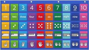 img 4 attached to Enhance Early Math Skills With Eamay Visual Learning Number Path Pocket Chart - Perfect For Classroom Wall, Bulletin Board, And Math Classes!