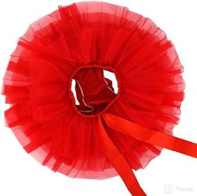 img 3 attached to 🎀 BGFKS Baby Girls Soft Tutu Skirt with Diaper Cover: Perfect for 1/2st Birthday Parties!