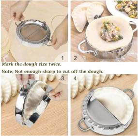 img 1 attached to Effortlessly Create Perfectly Crispy Empanadas With PAMISO'S Stainless Steel Empanada Press - 6 Inch Pastry Tool For Delicious Pocket Pies!