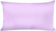 lavender satin king pillowcase for hair and face by spasilk - silk pillow cover for improved skin and hair health логотип