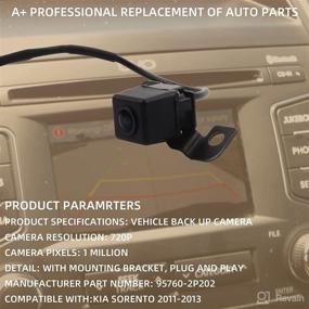 img 3 attached to 📷 Камера заднего вида Premium Dasbecan - сборка для обеспечения парковочной помощи, заменяющая заднюю часть автомобиля Kia Sorento 2011-2013 (Заменяет OE# 95760-2P202 592-267)