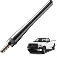 🚗 japower ford f-150 2009-2019 replacement antenna, titanium finish, 3.2 inches logo