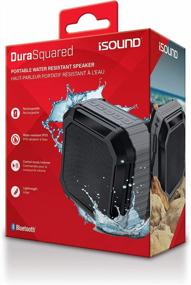 img 2 attached to Take Your Tunes Anywhere With ISound Dura Squared Portable Wireless Speaker - Water Resistant And 30 FT Range - Black