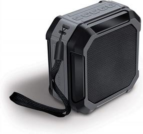 img 3 attached to Take Your Tunes Anywhere With ISound Dura Squared Portable Wireless Speaker - Water Resistant And 30 FT Range - Black