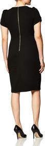 img 3 attached to 👗 Stylish Calvin Klein Women's Sleeved Sheath Dresses: Perfect Women's Clothing Choice