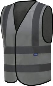 img 3 attached to High Visibility Safety Vest For Men - 12 Color Reflective, XS-8XL Sizes - AYKRM.