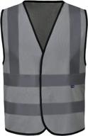 high visibility safety vest for men - 12 color reflective, xs-8xl sizes - aykrm. logo