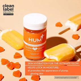 img 2 attached to HUM Glow Sweet Glow Vegan Beauty Gummies - Glowing Skin Gummies With Hyaluronic Acid, Vitamin C + Vitamin E Oil For Hydrated Skin - Collagen Gummies For Lasting Plump & Glowing Skin (60 Gummies)