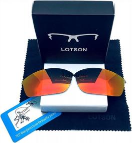 img 3 attached to LOTSON Replacement Lenses For Oakley Flak Jacket Sunglasses Polarized 100% UVAB - Multiple Options